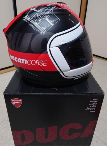 Like New Arai Full Face helmet RX-7X DUCATI CORSE V3 size L 59-60cm #3468 - Picture 7 of 7
