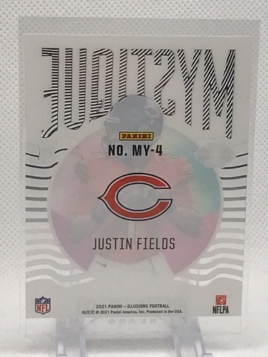 2021 Panini Illusions Justin Fields Mystique Rookie Card #MY-4 - Picture 2 of 2