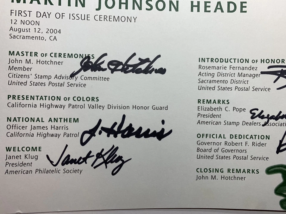 2004 COVER AND COLLECTABLE WITH FIRST DAY OF ISSUE CEREMONY SIGNATURES - Image 3 of 4