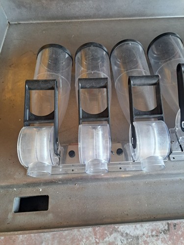 Server Dual Dry Cereal Topping Candy Dispenser Countertop. Listing For 1 - Picture 2 of 5