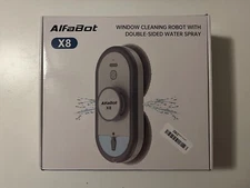 AlfaBot Window Cleaning Robot with Dual Water Spray, X8 Robot Window Cleaner ...