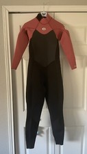 Rip Curl Womens Omega 3/2mm Back Zip Wetsuit - Pink/Black - Sz6
