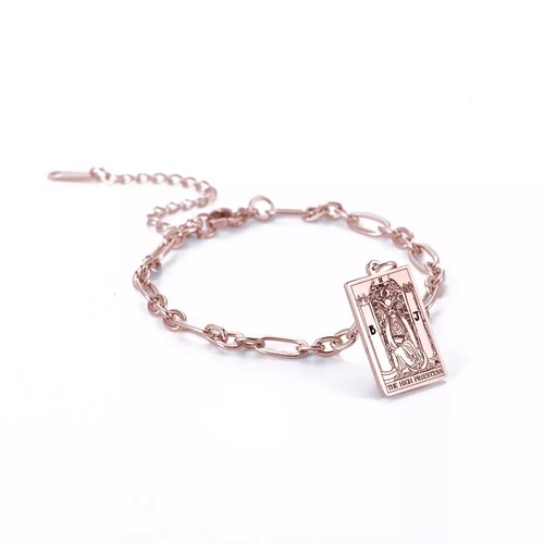 Tarot Charm Bracelets | Major Arcana Cards | Silver, Gold & Rose Gold Jewelry - Picture 6 of 34