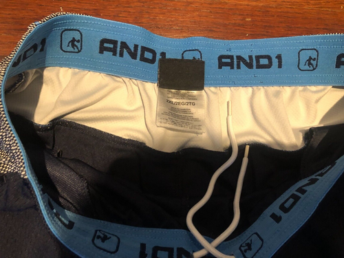 LOT OF 2 Under Armour and And 1 Mens 2XL Basketball Brand TAG Shorts Black XXL - Picture 7 of 7
