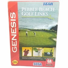 Sega Genesis - Pebble Beach Golf Links (Cardboard)  (T&E Soft 1994) - CIC