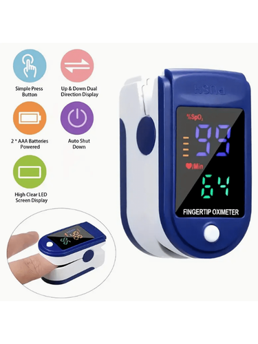 Heart Rate Monitor Oximeter Blood Oxygen SpO2 Finger Pulse Saturation Meter! - Picture 2 of 12