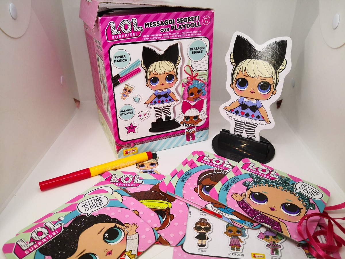 LOL SURPRISE SECRET MESSAGES With PLAYDOLL Stickers Cards Pen Lol Surprise Doll eBay