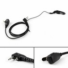 5xEar-Hook Earpiece Cuffia PTT Per Icom IC-F3 IC-F4 IC-U12 V8 V82 F21 F26 Radio