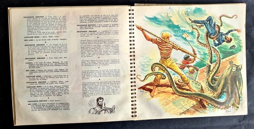 SCHALLPLATTENBUCH WALT DISNEY JULES VERNE + JEAN GABIN + 20.000 MEILEN UNTER DEN MEER - Bild 6 von 7