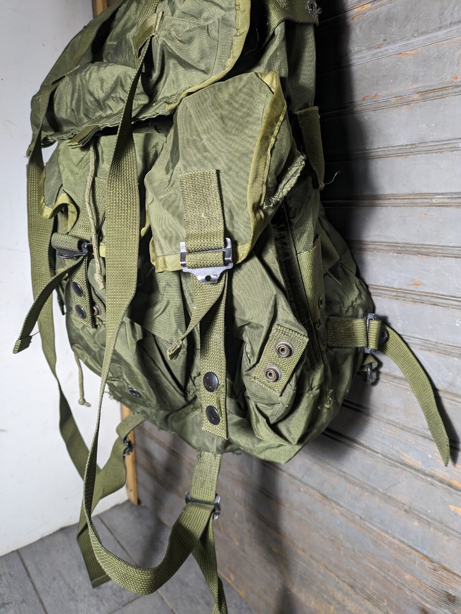 US Army Military Field Pack Combat Nylon Medium Green LC-1