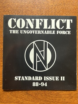 Conflict Standard Issue II 88-94 The Ungovernable Force CD Punk 