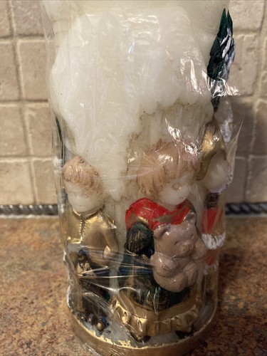 Vintage Santa Emperor Art Creation Christmas Candle Santa 9" New Never Burned - Picture 4 of 9