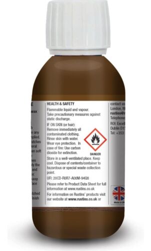 Rustins Copertura Antigraffio per Legno Scuro (125ml) Coperture e Smalto - GRATIS IL GIORNO DOPO✅🚨 - Foto 3 di 4