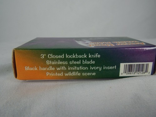Frost Cutlery Arrow Head Wildlife Folder Knife 15-009 3" Closed, Eagle - Picture 5 of 5