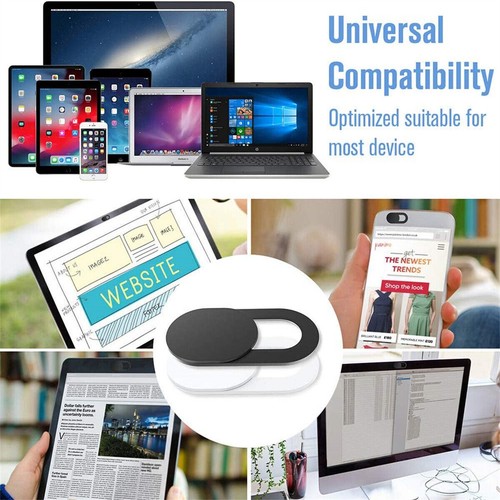 8 pièces housse de caméra Web ultra-mince pour ordinateur portable, téléphone portable sécurité et confidentialité - Photo 6/10