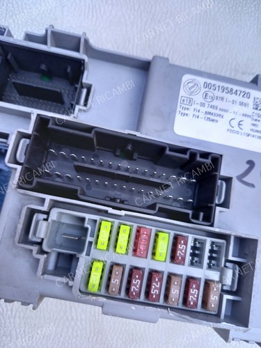 00519584720 CENTRALINA BODY COMPUTER BCM FIAT PANDA 312 DELPHI TYPE FI4 28385939 - Foto 3 di 24