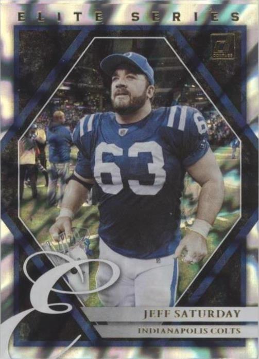 2021 Panini Donruss Jeff Saturday #ES-JSA - 1 of 2