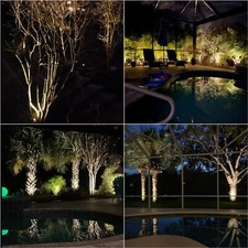 Malibu 50 Watt Floodlight Landscape Lights Outdoor Spotlight Waterproof Path ...