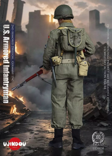Nueva Figura UJINDOU UD9038 1/6 WWII Infantería Blindada EE. UU. 12" EN STOCK - Imagen 9 de 9