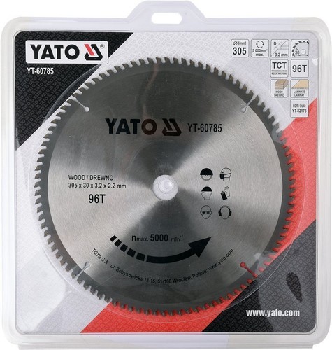 Professional YATO TCT Circular Wood Saw Blades Various Sizes High Quality - Picture 2 of 18