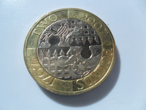 2007 £2 MÜNZE UK ZWEI PFUND BIMETALL 300 JAHRE JUBILÄUM AKT DER UNION 1707 TERCEN - Bild 3 von 11