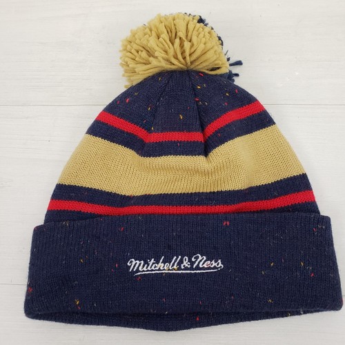 New Orleans Pelicans NBA Basketball Maglia Pom Beanie Mitchell & Ness - Foto 3 di 7