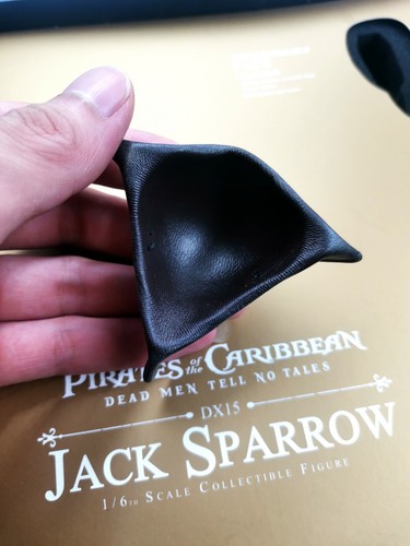 Hot Toys HT DX15 1/6 Jack Sparrow Hat Accessories Figure Dead Men Tell No Tales - Picture 3 of 3