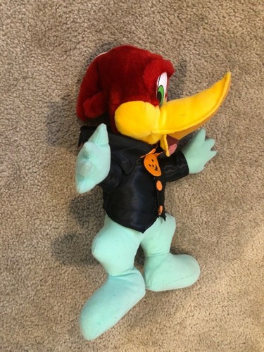 Woody Woodpecker 12" Plush Figure By Toy Network 2000 with Tag NEW Halloween - Picture 3 of 4