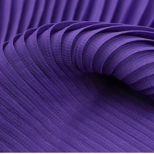 1M DIY Sewing Soft Pleated Chiffon Fabric Craft Material Dress Skirt new - Picture 10 of 21