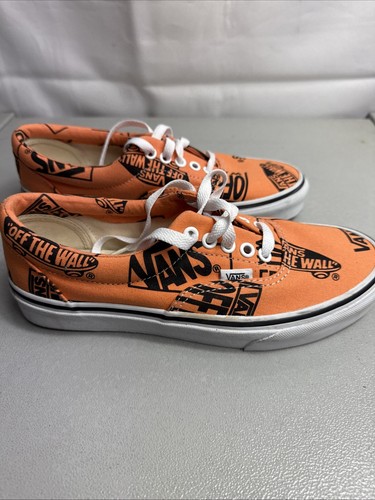 Vans off the wall women’s orange Trainers size 5.5. Eu 38.5 - Picture 2 of 5