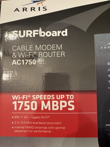 Arris SURFboard SBG7580-AC High Speed Wireless Gateway Cable Modem - Picture 17 of 19