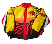 READ Size XL Vintage NHRA Nascar Mac Tools Racing Swingster Tag Jacket USA Made
