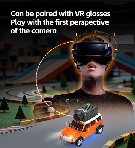 WLtoys 6405 Mini Coche de Carreras RC 1/64 FPV Cámara HD 2.4G Control de Aplicación Coches de Escritorio - Imagen 16 de 25