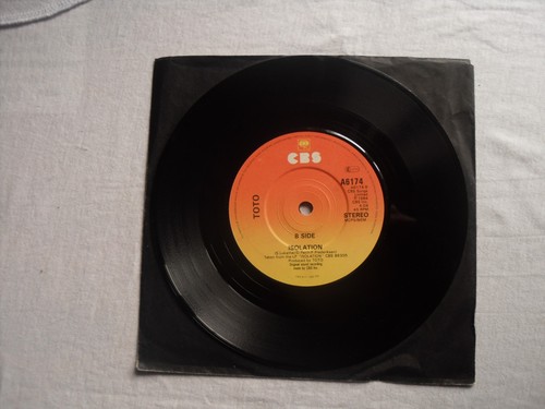 TOTO ENDLESS CBS RECORDS UK 7" VINYL SINGLE RECORD - Picture 2 of 2