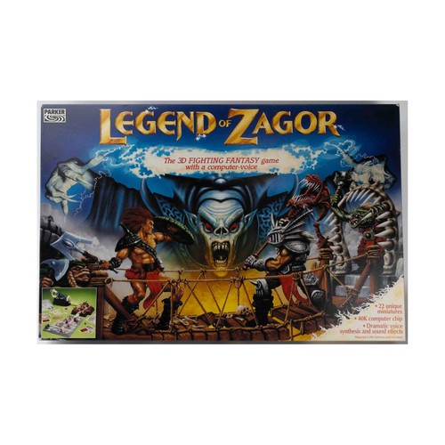 Parker Bros Brettspiele - Fantasy Parker Brothers Legend of Zagor Box sehr guter Zustand/sehr guter Zustand+