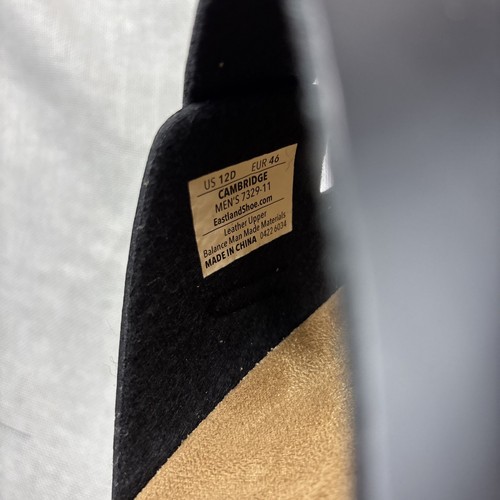 Eastland Herren Schwarz Cambridge Schlappen Sandalen Schuhe Größe 12D - Bild 12 von 12