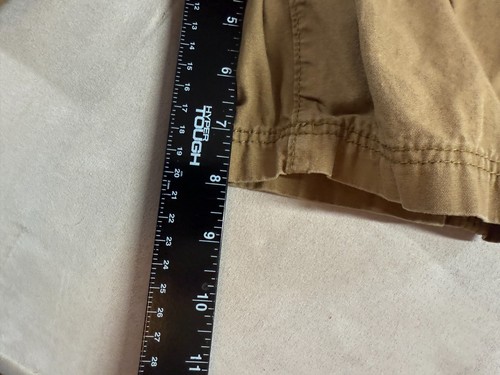 H&M Boys Flat Front Elastic Adjustable Waist Chino Shorts Brown Size 7-8Y - Picture 3 of 10