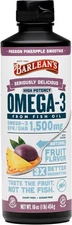 Barlean's High Potency Omega 3 Pineapple 16 oz, EPA, DHA, Brain, Joint, Heart