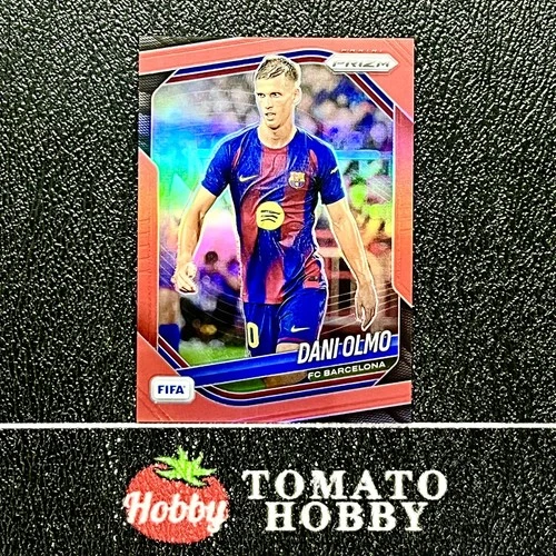DANI OLMO /149 RED REFRACTOR PANINI PRIZM FIFA 2025-26 BARCELONA