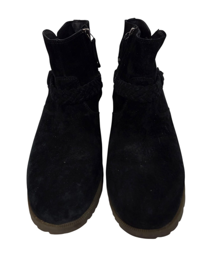 Stivali Teva De La Vina neri scamosciati pelle intrecciata zip laterale scarpe 1008601 taglia 9 - Foto 12 di 12