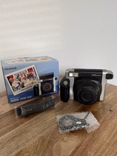 Fujifilm Instax Wide 300 Sofortbildkamera Instant Camera Kamera Schwarz Silber