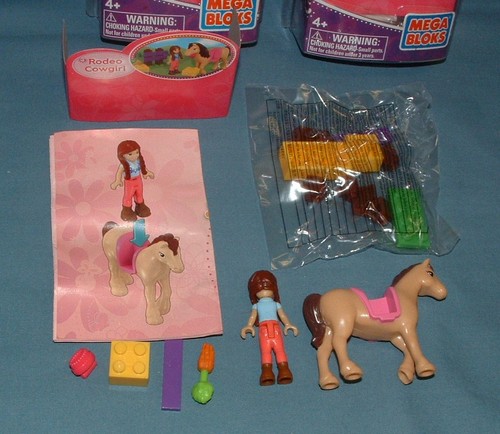 MY LIFE CHEF, MAKEUP ARTIST, & COWGIRL FIGURES - MEGA BLOKS - USED - Picture 4 of 6