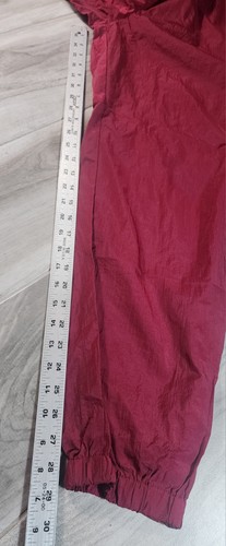 Conjunto cortavientos vintage Alabama Crimson Tide anorak y pantalones talla grande roble rojo - Imagen 11 de 15