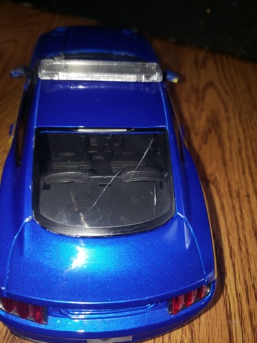 2015 Ford Mustang GT Police Maisto Diecast Car Blue 1:18 State Trooper - Foto 8 di 10