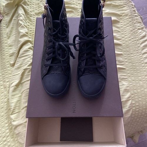 Louis Vuitton Sneaker Boots Black size 36 With Original Box - Picture 2 of 6