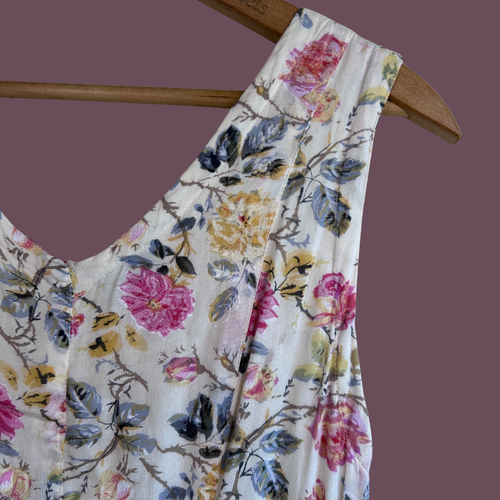 Vintage 90s Starina CottageCore Boho Fairy Prairie Dress - Picture 7 of 11