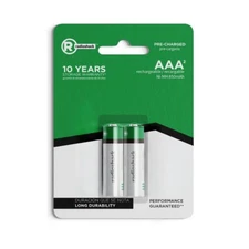 RadioShack AAA Rechargeable batteries 2300747 2Pack