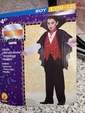 Vampire Halloween Costume Size Boys LG 10-12
