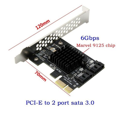 Erweiterungskarten Komponenten Aufsatz PCIe PCI Express auf 6Gbps 3.0 - Bild 5 von 8