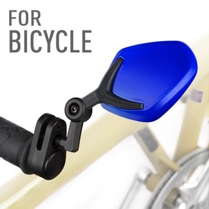 Magazi Bar End Mirrors Adjustable Petal Blue 7/8" Handlebar for Cycling Bike